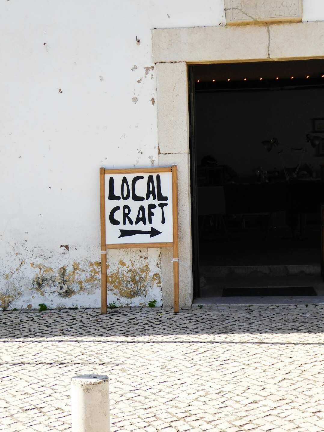 storefront with signage