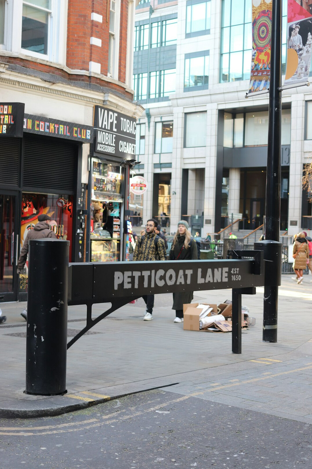urban retail area