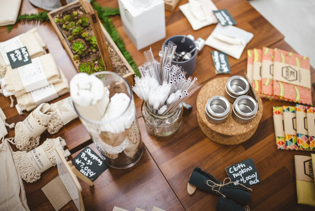 eco friendly store interior